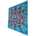 Turquoise Buddha In Dharma Chakra Mudra On A Lotus Flower Full Size