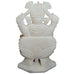 Small White Marble Texture Ganesha Statue Sculpture