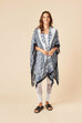 THE BOHEMIAN KIMONO IN BLUE & WHITE