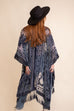 Lush Velvet Mesh Tapestry Kimono