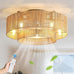 20 Inch Boho Rattan Ceiling Fan With Light And Remote