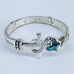 Stretchable Cross Abalone Butterfly Bracelet 