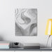 Canvas Wall Art Decor - Grey White Boho Marble Print