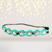Colored Stone Beaded Bohemian Headband