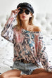 BiBi Tie Dye Terry Knit Terry Top