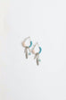 Dainty Feather Hoop Earrings
