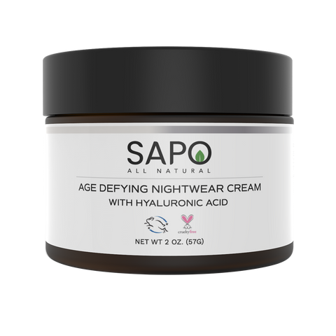 Sapo All Natural Night Cream - Nourishing Overnight Moisturizer with