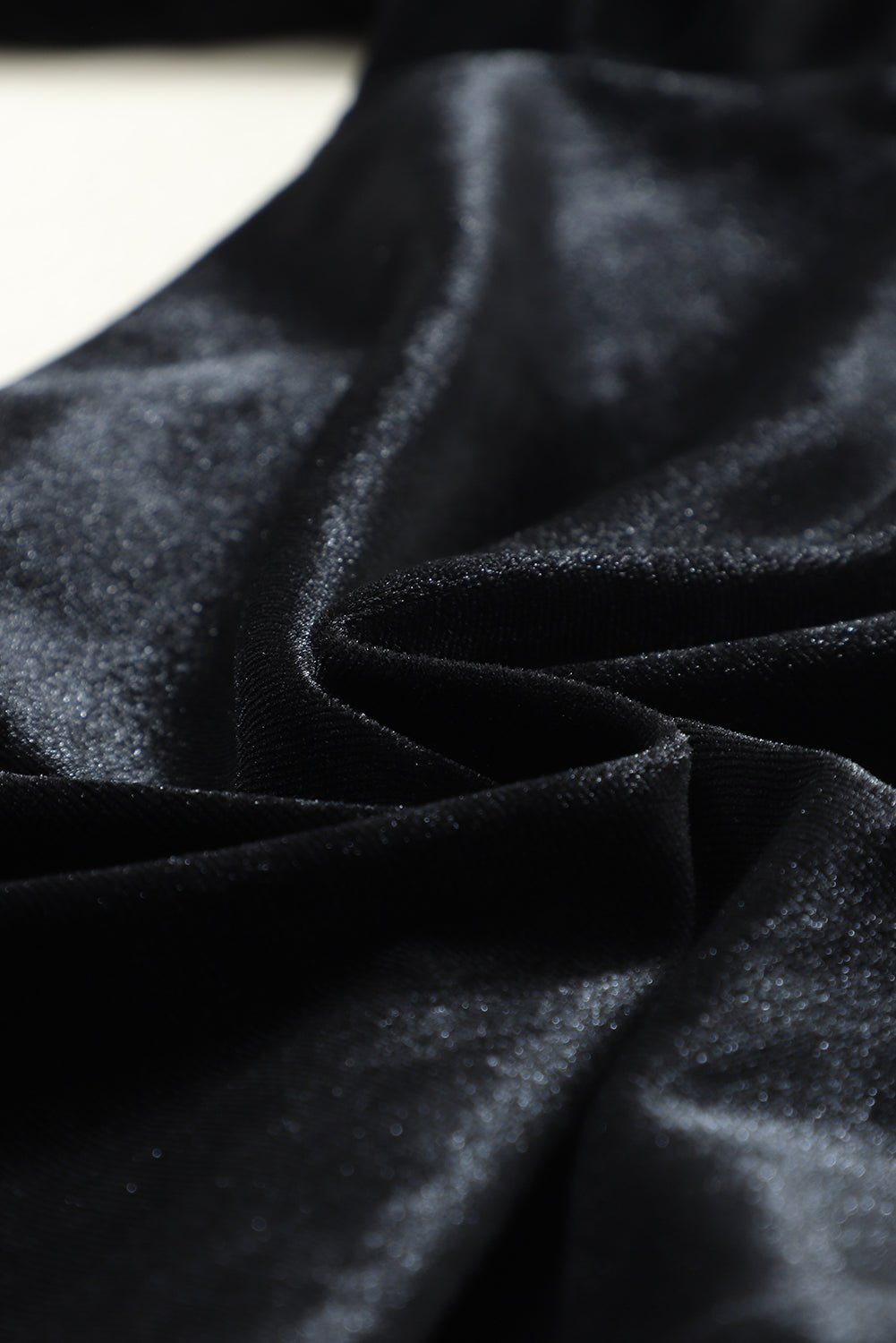 Black Solid Velvet Jogger Pants - Essential Retail Store