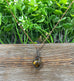 Small Tiger's Eye Gemstone Wire Wrapped Pendant Heart Shaped