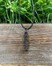 Wire Wrapped Smoky Quartz Crystal Gemstone Pendant