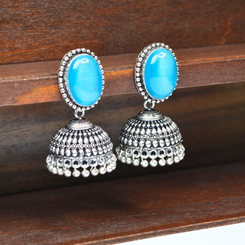 Drop Boho Jhumki Earrings For Women & Girls (Size-4.25X2.5CM)