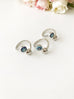 Adjustable Evil Eye Rings, Silver Rings, Zircon Charm Ring, Blue Evil