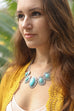 Leaflet Turquoise Necklace
