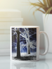 Trees In The Fog Modern Abstract Pop Art Canvas Print