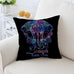 Elephant Cushion Cover Bohemian Pillow Case Lotus