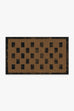 Quin Natural Black Tufted Rug
