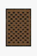 Quin Natural Black Tufted Rug