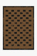 Quin Natural Black Tufted Rug